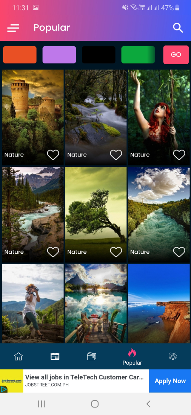 Android Wallpapers App (HD, Full HD, 4K, Ultra HD Wallpapers) by